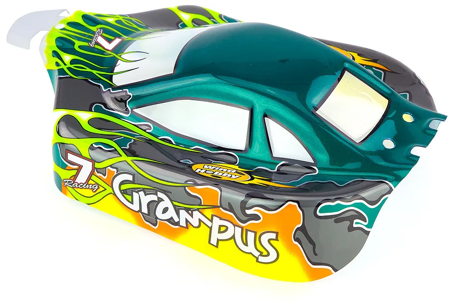 HSP 1/10 Grampus Buggy Painted Green Body Shell image 9478