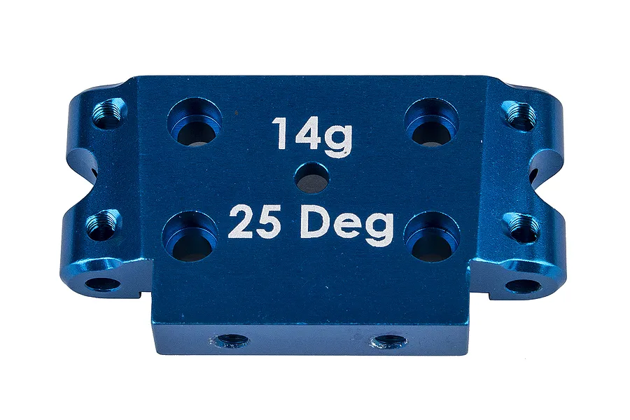 Factory Team Blue Aluminium (25 Degree) Front Bulkhead image 94774