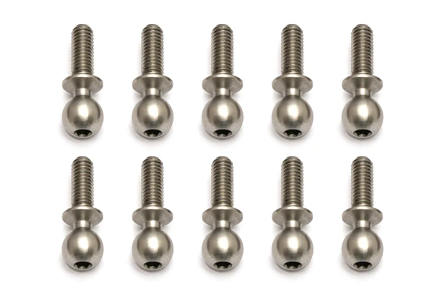 Team Associated Heavy Duty 8mm Long Neck Ball Studs 10Pcs image 94786