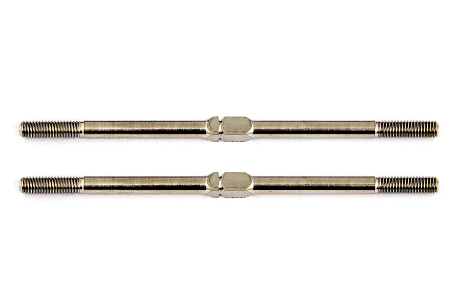 Factory Team Silver Titanium 67mm Turnbuckles 2Pcs image 94800