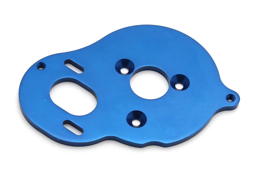 Team Associated Blue Aluminium Motor Plate image 94814