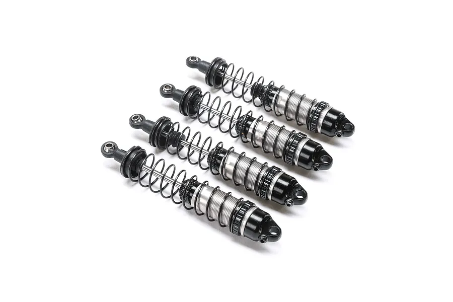 TLR Silver Aluminium Complete Shock Set 4Pcs image 94872