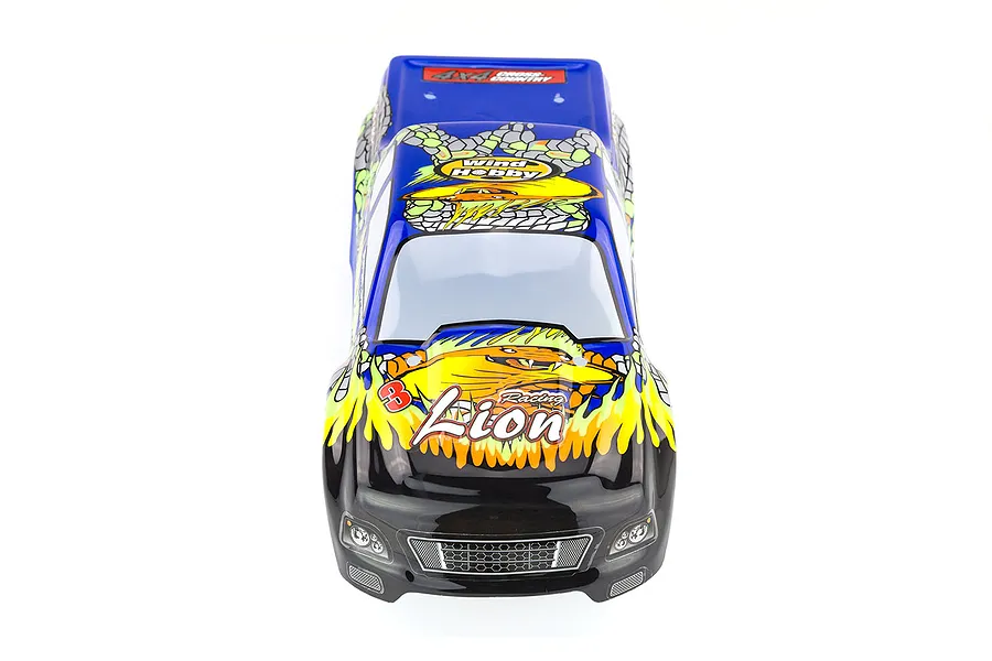 HSP 1/10 Lion Truck Painted Blue Body Shell image 9490