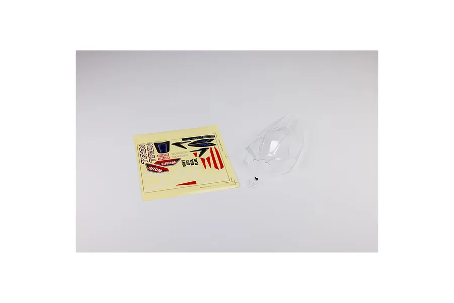 ARRMA 1/18 Typhon Grom Unpainted Body Shell - Clear image 94909