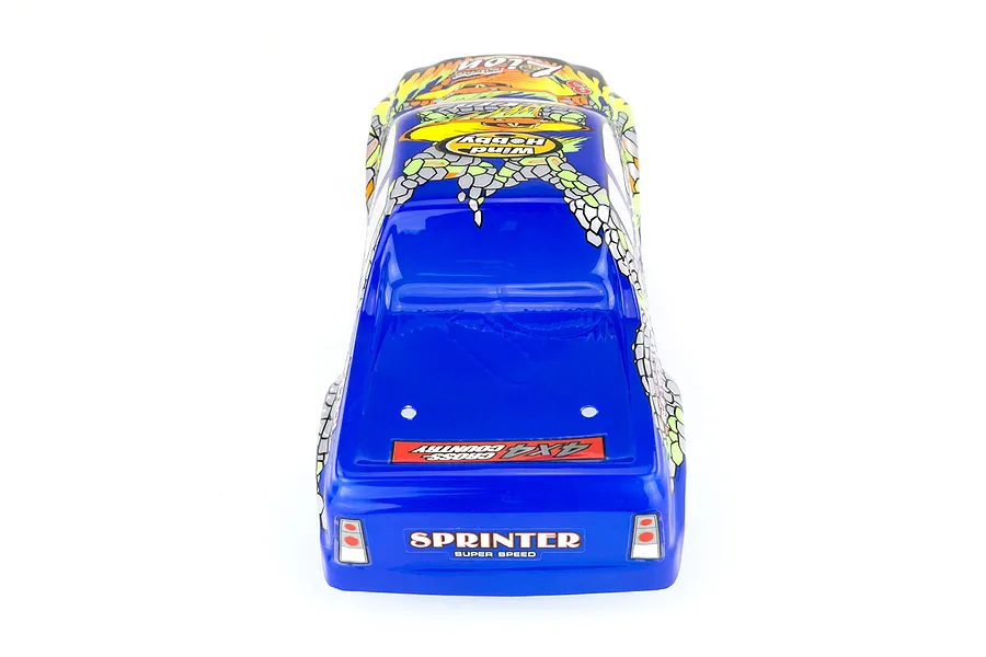 HSP 1/10 Lion Truck Painted Blue Body Shell image 9492