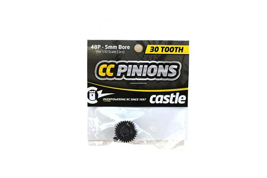 Castle Creations Carbon Steel 30T 48dp/0.5Mod Pinion Gear image 94919