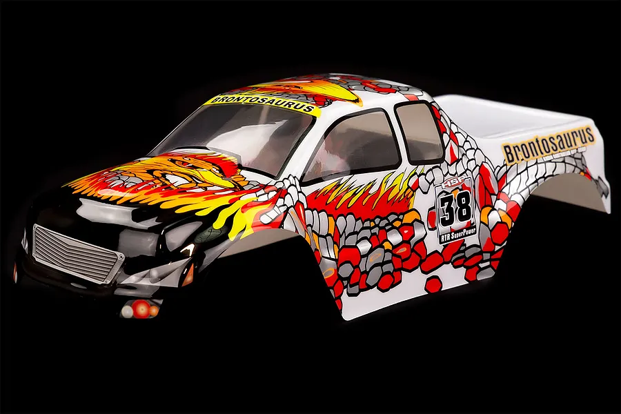 HSP 1/10 Lion Truck Painted White Body Shell image 9493