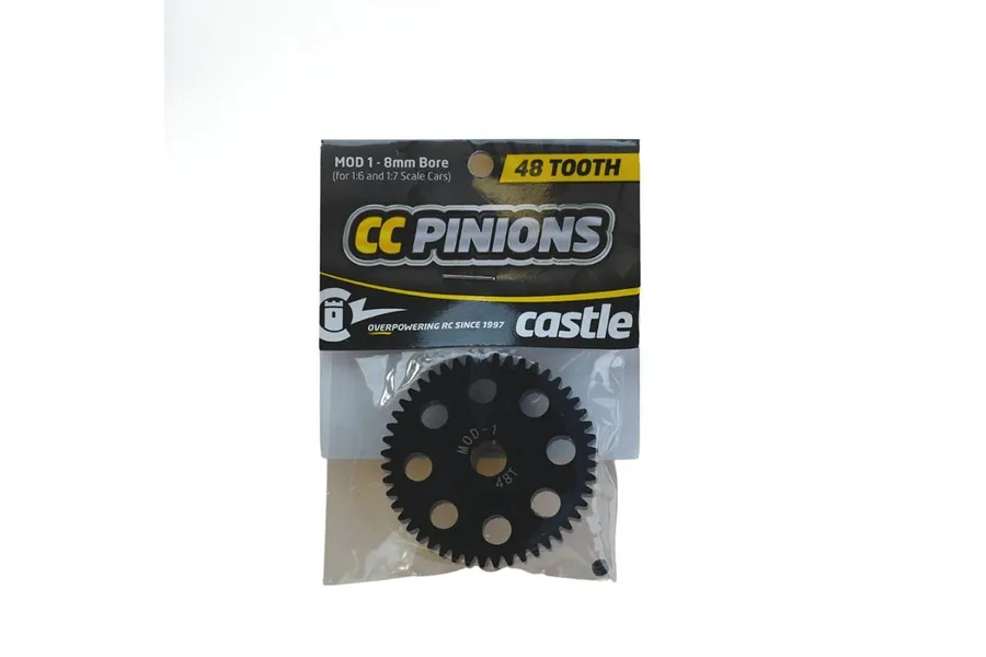 Castle Creations Carbon Steel 48T 1Mod Pinion Gear image 94930