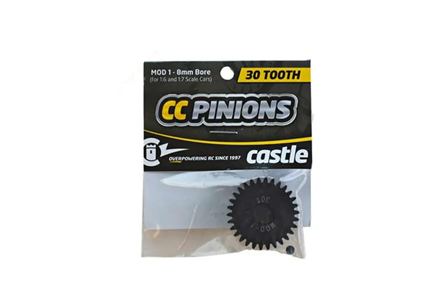 Castle Creations Carbon Steel 30T 1Mod Pinion Gear image 94937