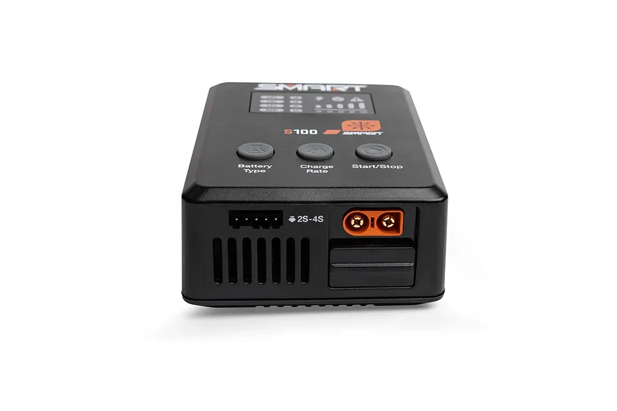 Spektrum 7.4V 5000mAh 50C 2S Hard Case LiPo Battery &amp;amp; S100 100W USB Smart Charger image 94985