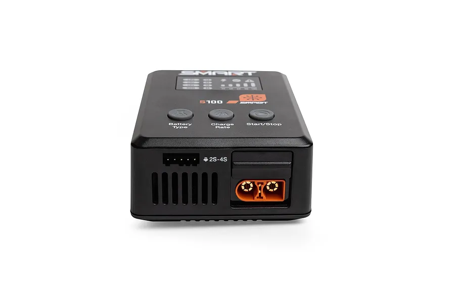 Spektrum 7.4V 5000mAh 50C 2S Hard Case LiPo Battery &amp;amp; S100 100W USB Smart Charger image 94995