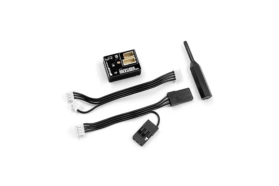Yeah Racing Black Aluminium Mini Hackslider V4 Adjustable Gyro Drift Stability Control System image 95192
