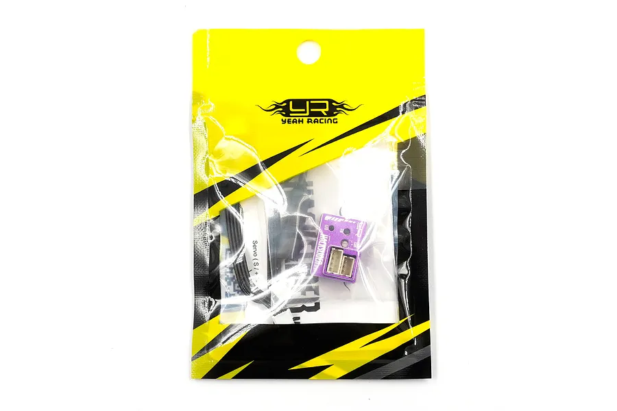 Yeah Racing Purple Aluminium Mini Hackslider V4 Adjustable Gyro Drift Stability Control System image 95198