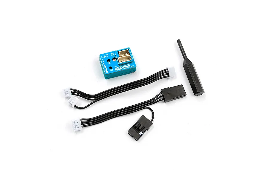 Yeah Racing Blue Aluminium Mini Hackslider V4 Adjustable Gyro Drift Stability Control System image 95205