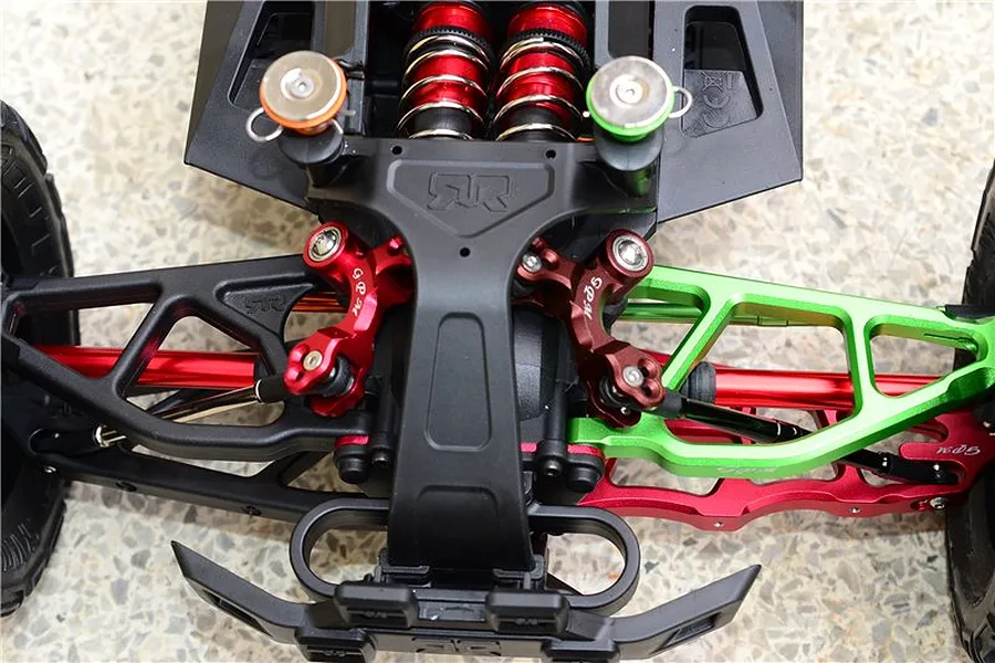 GPM Blue Aluminium Front Upper Suspension Arms 2Pcs image 3