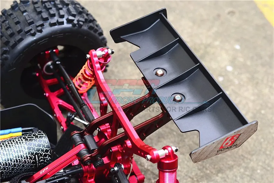 GPM Orange Aluminium Wheelie Bar w/ Wing Mount image 95219