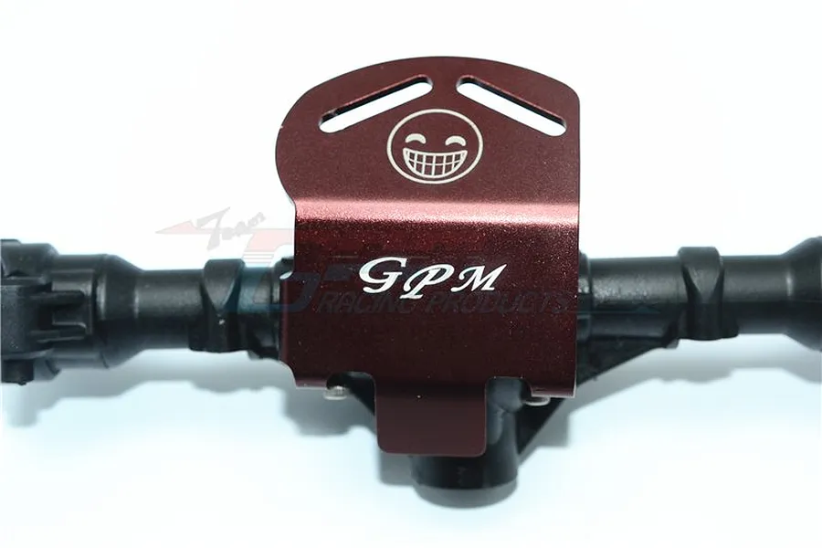 GPM Silver Aluminium Front or Rear &amp;quot;Smiley&amp;quot; Gear Box Skid Plate image 4