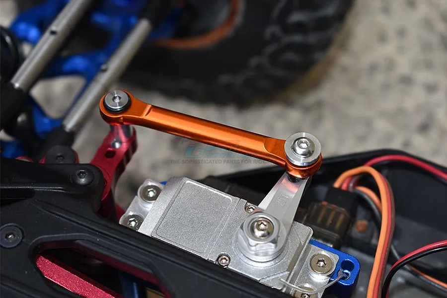 GPM Red Aluminium Steering Linkage image 4
