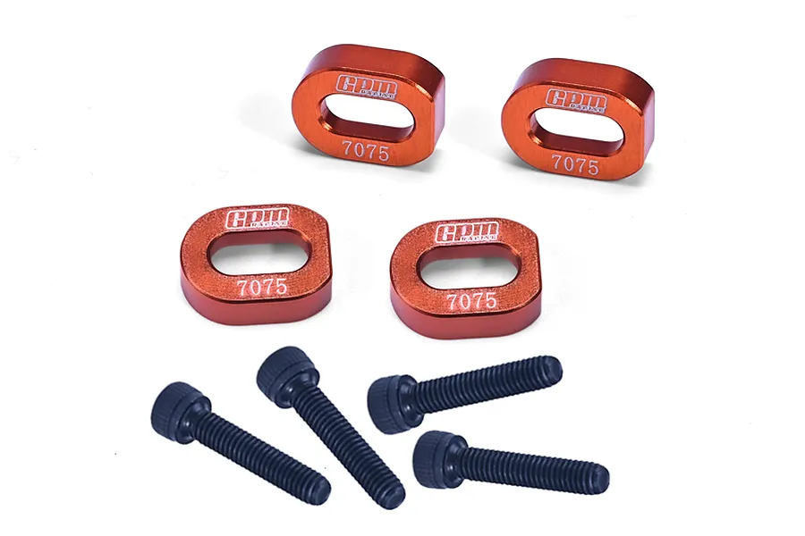 GPM Orange Aluminium Motor Mount Spaces w/ Screws image 95325