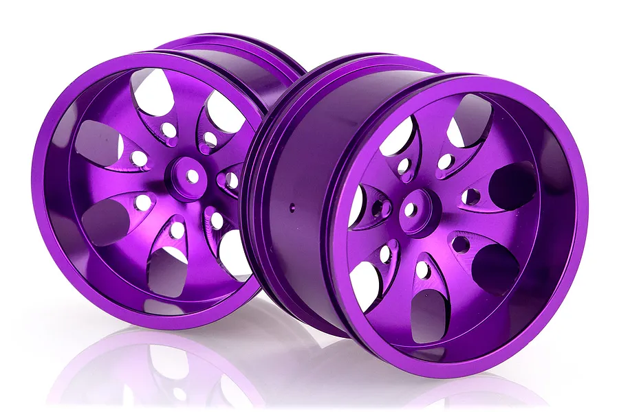 HSP 3.1&amp;quot; Purple Aluminium Rims 2Pcs image 9536