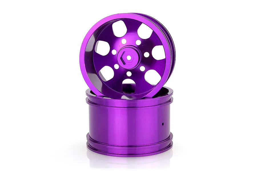 HSP 3.1&amp;quot; Purple Aluminium Rims 2Pcs image 9538