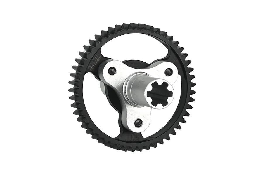 GPM Medium Carbon Steel 50T 32dp/0.8Mod Spur Gear w/ Silver Aluminium Slipper Eliminator image 95398