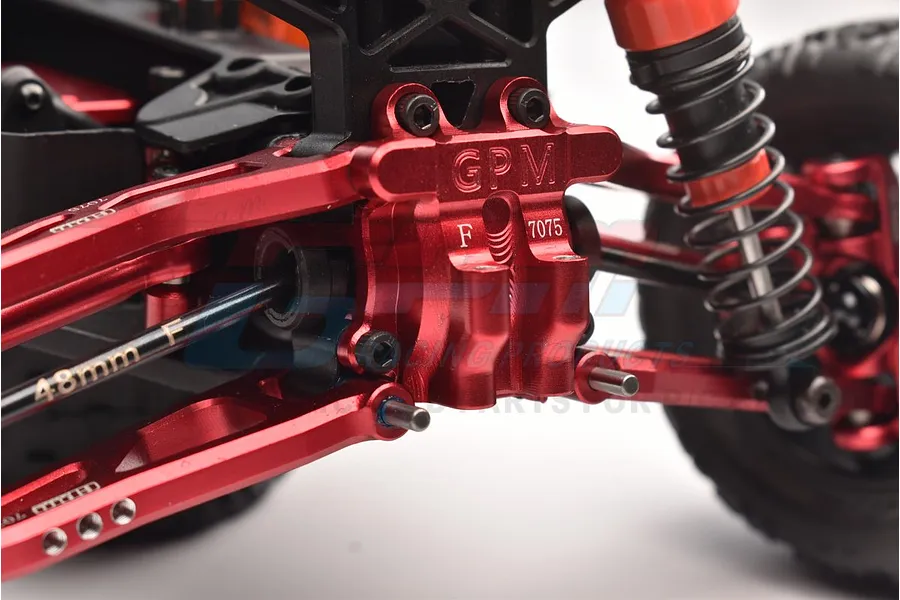 GPM Red Aluminium Front Differential Cover image 3