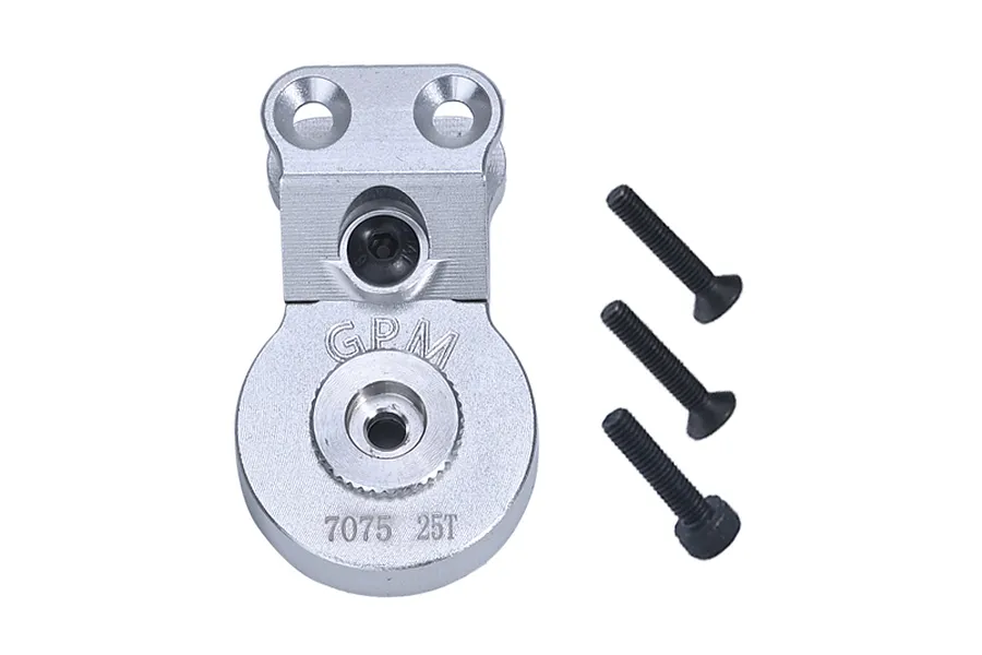 GPM Aluminium 25T Servo Horn with Built in Servo Saver - Silver image 95409