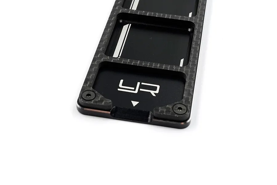 Yeah Racing Carbon Fibre &amp;amp; Black Aluminium Parts Tray image 95431