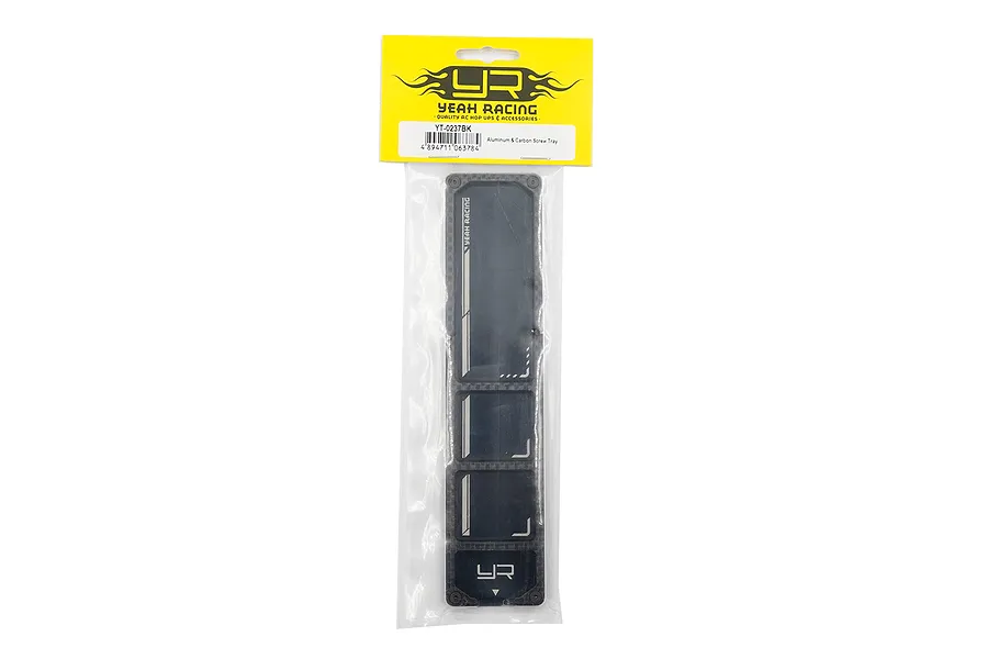Yeah Racing Carbon Fibre &amp;amp; Black Aluminium Parts Tray image 95435