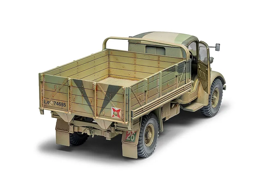 Airfix 1/35 WWII British Army 30-Cwt 4x2 GS Truck Scaled Plastic Model Kit image 95452