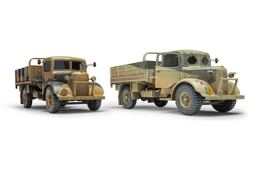 Airfix 1/35 WWII British Army 30-Cwt 4x2 GS Truck Scaled Plastic Model Kit image 95456