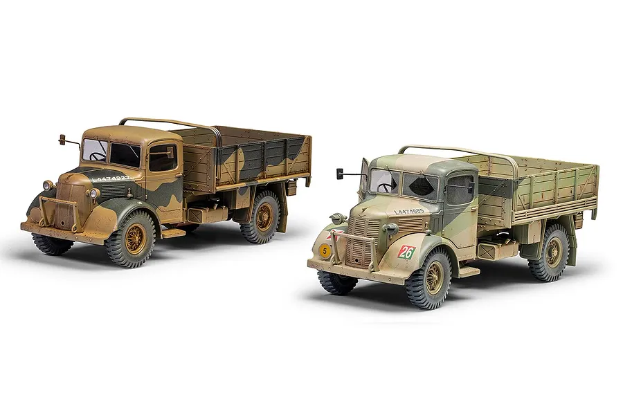 Airfix 1/35 WWII British Army 30-Cwt 4x2 GS Truck Scaled Plastic Model Kit image 95458