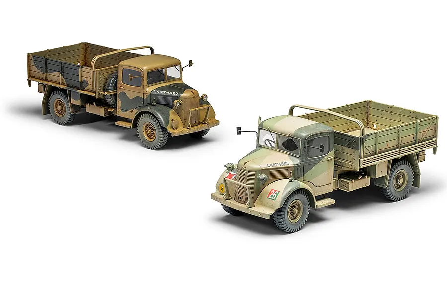 Airfix 1/35 WWII British Army 30-Cwt 4x2 GS Truck Scaled Plastic Model Kit image 95459