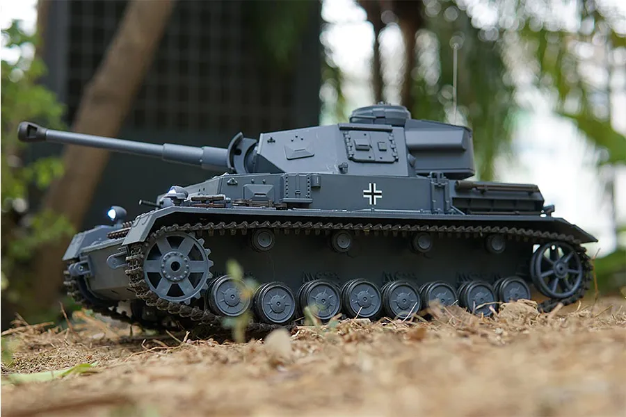 Heng Long German Panzer IV (F2 Type) RC Tank Electric Tracked 1/16 Scale RTR image 95537