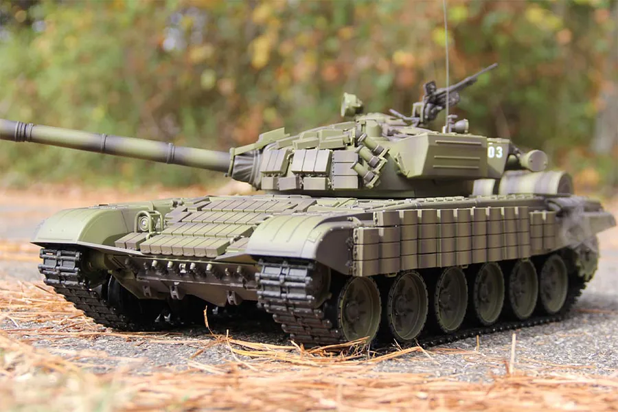 Heng Long Russian T-72 RTR RC Tank Electric Tracked 1/16 Scale RTR image 95642