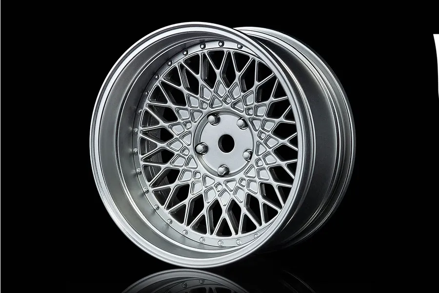 MST 1.9&amp;quot; 501 Off-Set Changeable Flat Silver Rims 4Pcs image 95736