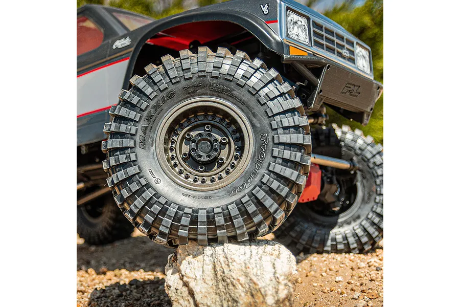 Pro-Line 2.9&amp;quot; Gunmetal Aluminium Black Rhino Armory Bead-Loc Rims 2pcs image 95759