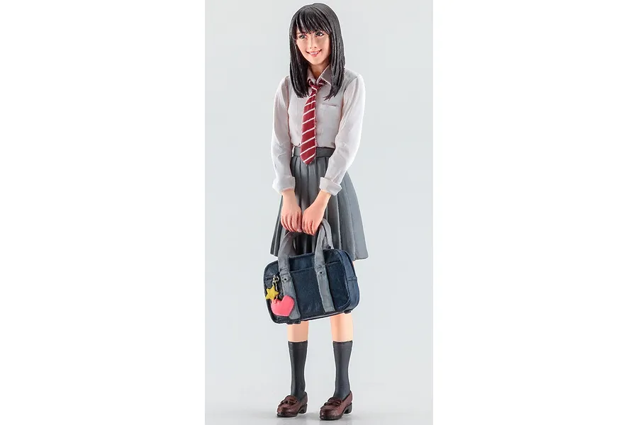 Hasegawa 1/24 Mini Cooper S Countryman All 4 Car w/ School Girl Figurine Scaled Plastic Model Kit image 95782