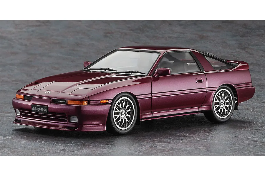 Hasegawa 1/24 Toyota Supra A70 2.5GT Twin Turbo R &amp;quot;Custom Version&amp;quot; Car Scaled Plastic Model Kit image 95787