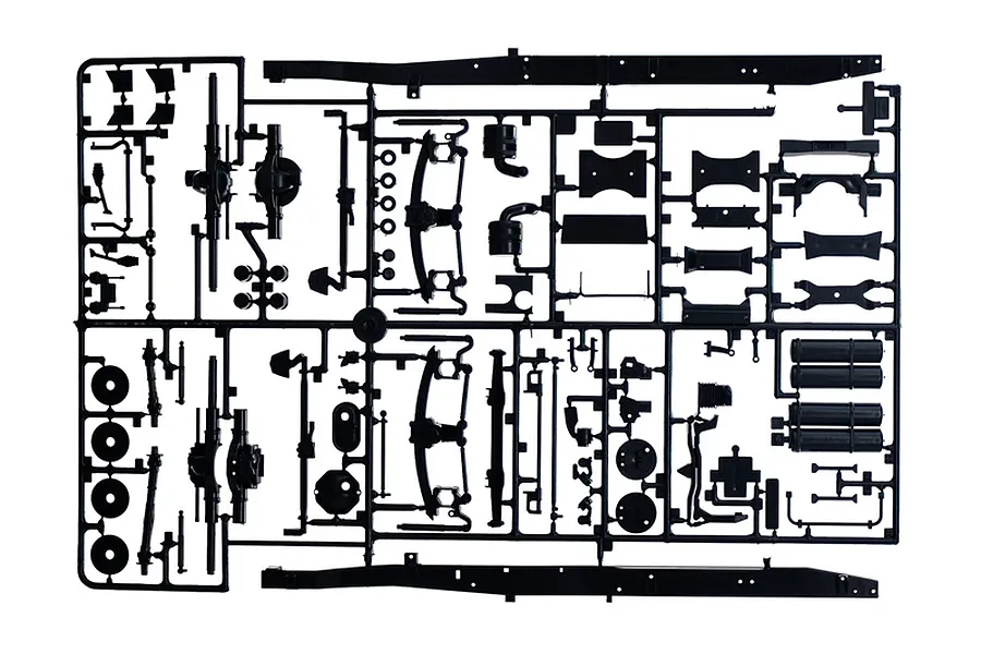 Italeri 1/24 1993 Mercedes-Benz SK Eurocab 6x4 Truck Scaled Plastic Model Kit image 95828