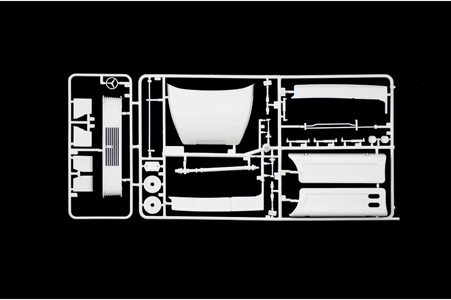 Italeri 1/24 1993 Mercedes-Benz SK Eurocab 6x4 Truck Scaled Plastic Model Kit image 95831