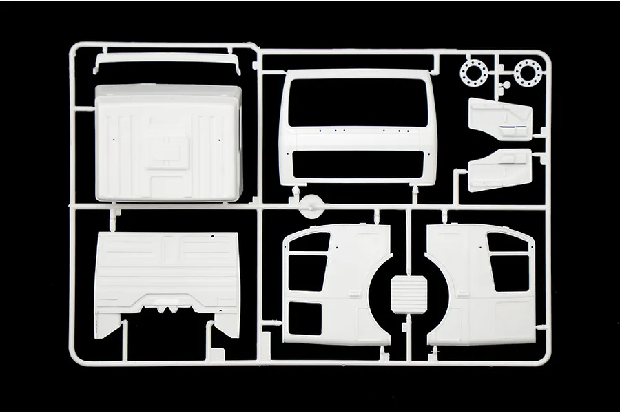 Italeri 1/24 1993 Mercedes-Benz SK Eurocab 6x4 Truck Scaled Plastic Model Kit image 95832