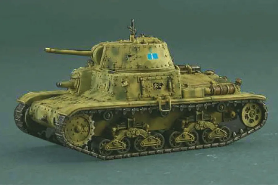 Italeri 1/56 Italian &amp;amp; Semoventi Tank Set Scaled Plastic Model Kit image 95841