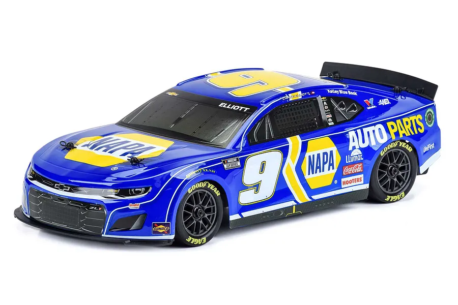 Losi NASCAR 2024 Chevrolet ZL1 Camaro RC Race Car Electric AWD 1/12 Scale RTR - Chase Elliott No. 9 NAPA image 95935
