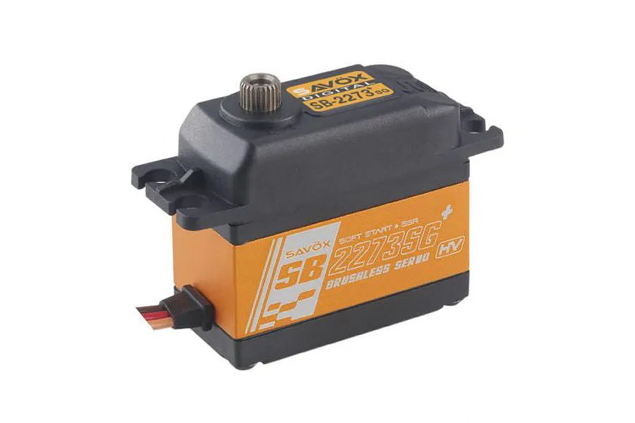 Savox Orange Aluminium SB-2273SG Plus Standard 2kg 7.4V Brushless Metal Geared Servo image 96028