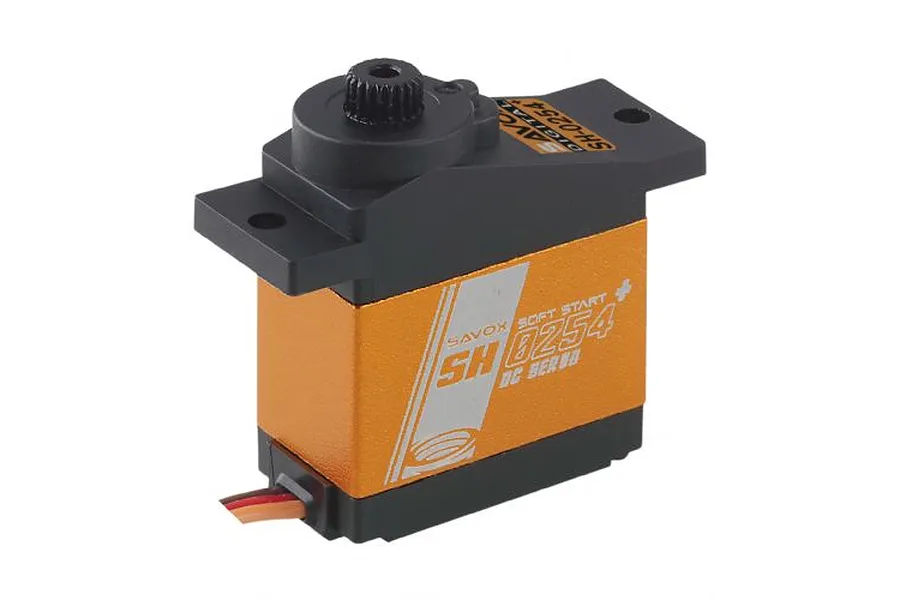 Savox Orange Aluminium SH-0254 Plus Micro 3.9kg 6V Metal Geared Servo image 96037