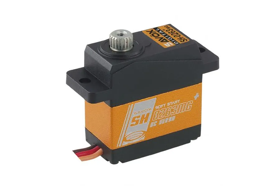 Savox Orange Aluminium SH-0263MG Plus Micro 2.2kg 6V Metal Geared Servo image 96040