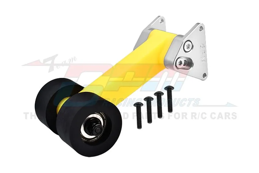 GPM 1/10 Silver Aluminium Adjustable Wheelie Bar image 1