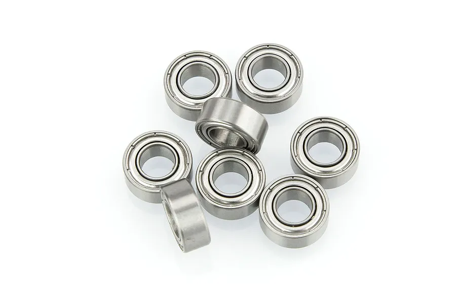 HSP 5x10x4mm Metal Shielded Ball Bearings 8Pcs image 9616